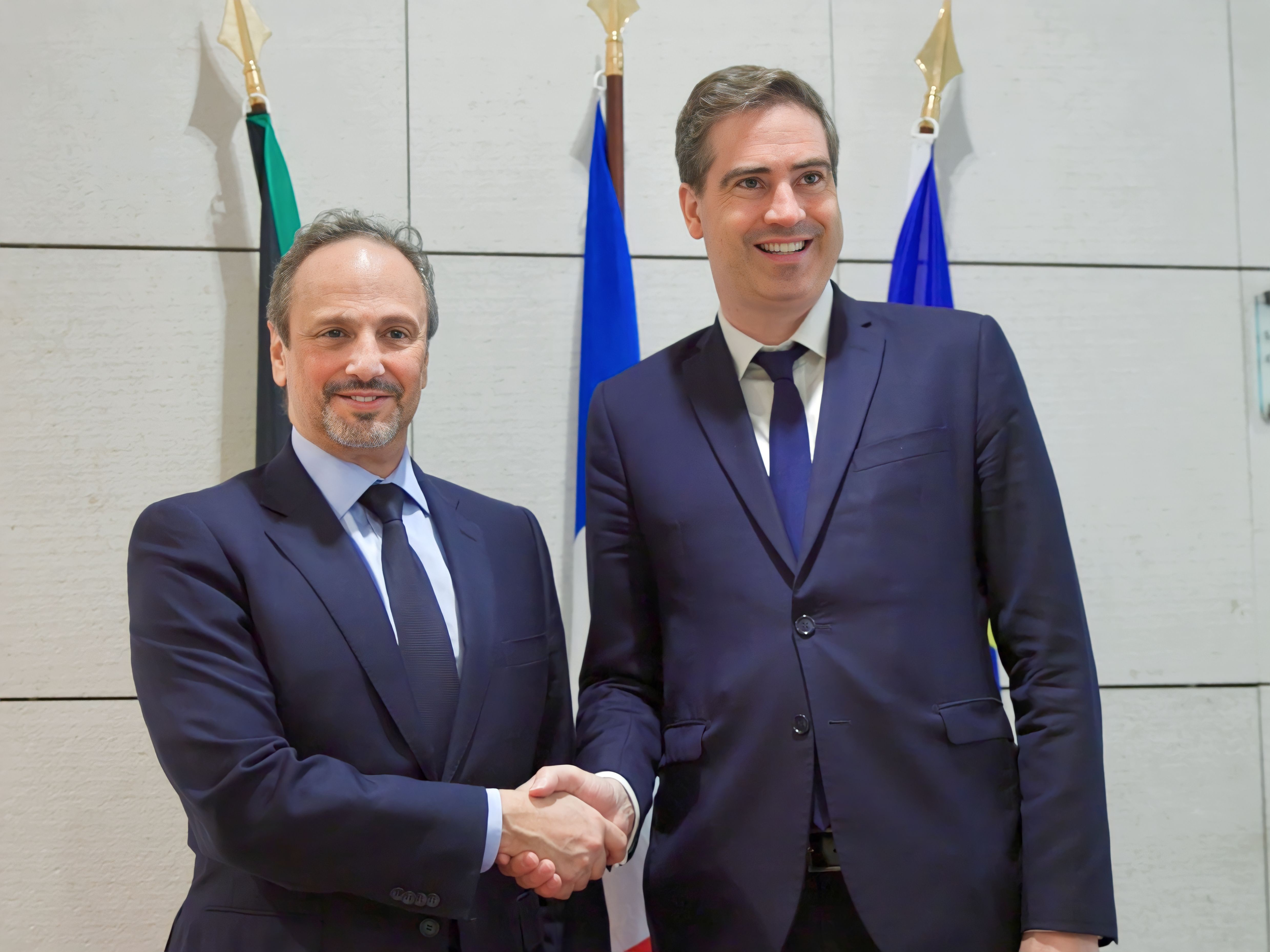 MOFA | Kuwait FM meets French Minister Delegate for Foreign Trade